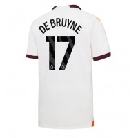 Manchester City Kevin De Bruyne #17 Fotballklær Bortedrakt 2023-24 Kortermet